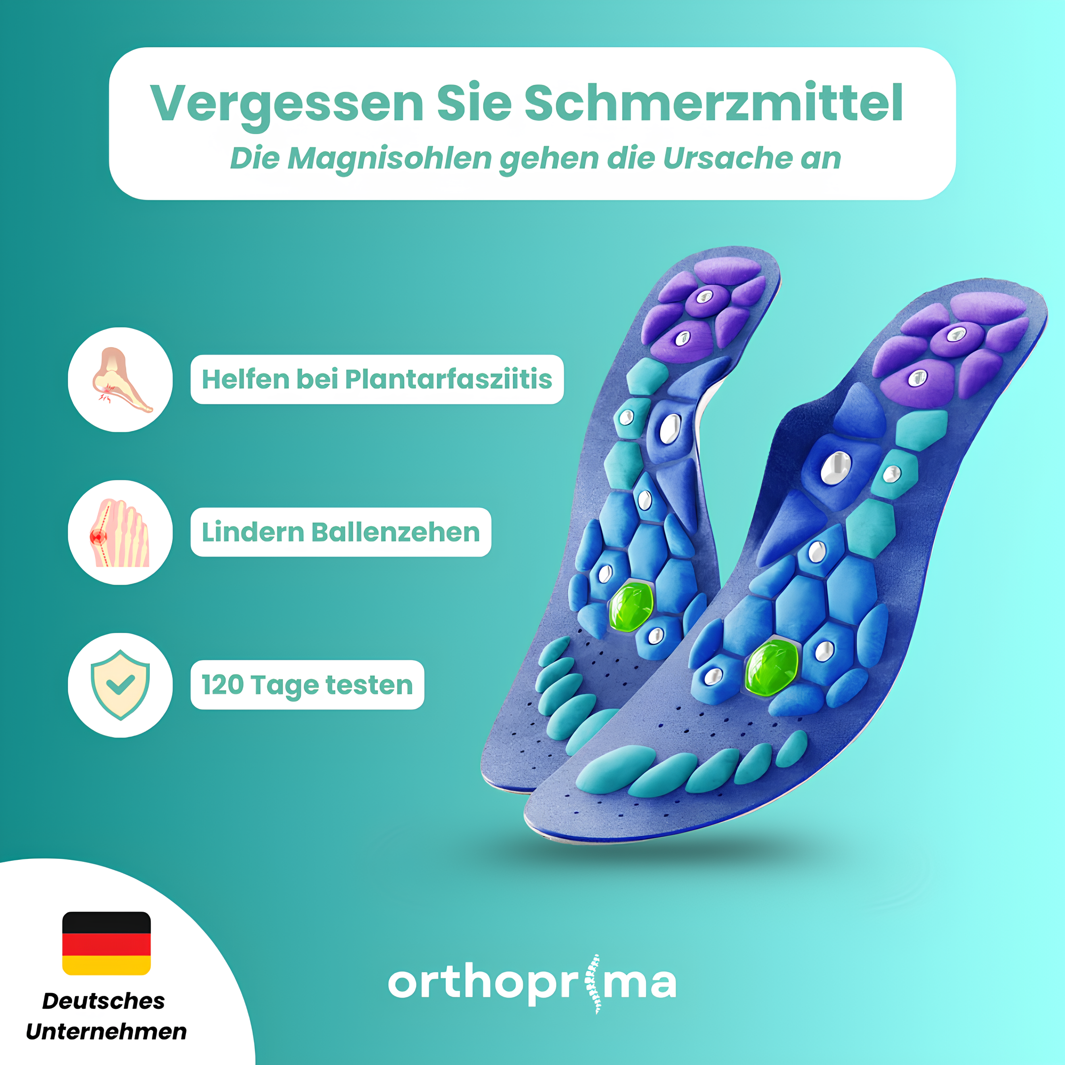 MagniSohlen™ - Akkupressur Einlegesohlen